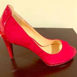 Cole Haan peep toe shoes